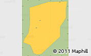 Savanna Style Simple Map of Kendie, single color outside