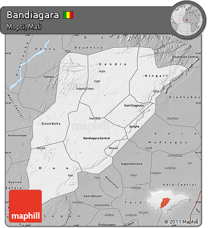 Gray Map of Bandiagara