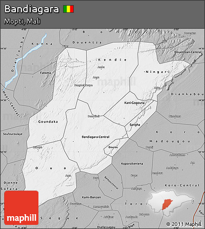 Gray Map of Bandiagara