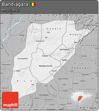 Gray Map of Bandiagara