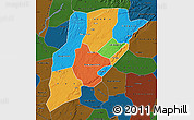 Political Map of Bandiagara, darken