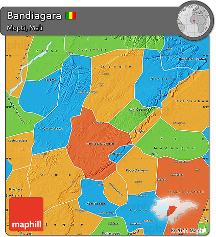 Political Map of Bandiagara
