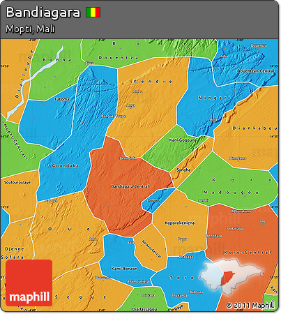 Political Map of Bandiagara