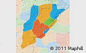 Political Map of Bandiagara, lighten