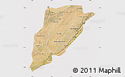 Satellite Map of Bandiagara, cropped outside