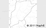 Blank Simple Map of Bandiagara, no labels