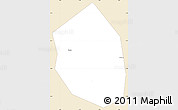 Classic Style Simple Map of Bankass-Central, single color outside