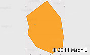 Political Simple Map of Bankass-Central, cropped outside
