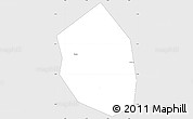 Silver Style Simple Map of Bankass-Central, single color outside