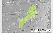 Physical Map of Sofara, desaturated
