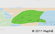 Political Panoramic Map of Bore, lighten