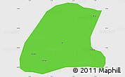 Political Simple Map of Bore, single color outside