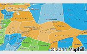 Political Shades Map of Douentza