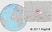 Gray Location Map of NGouma, highlighted parent region