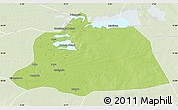 Physical Map of NGouma, lighten