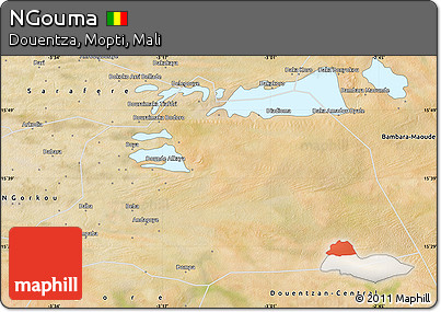 Satellite Map of NGouma