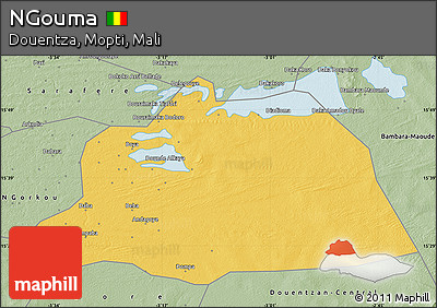 Savanna Style Map of NGouma
