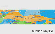 Political Shades Panoramic Map of Douentza