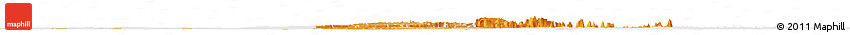 Political Shades Horizon Map of Mopti, cropped outside