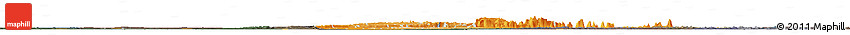 Political Shades Horizon Map of Mopti, darken, semi-desaturated