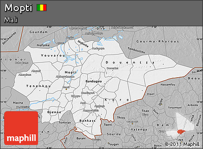 Gray Map of Mopti