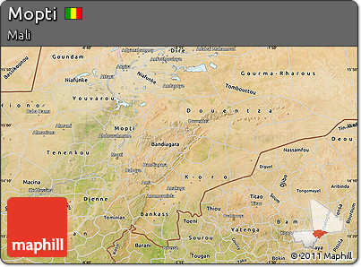 Satellite Map of Mopti