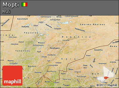 Satellite Map of Mopti