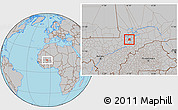 Gray Location Map of Guidio