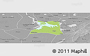 Physical Panoramic Map of Guidio, desaturated