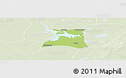 Physical Panoramic Map of Guidio, lighten