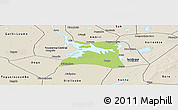 Physical Panoramic Map of Guidio, shaded relief outside