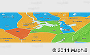 Political Panoramic Map of Guidio