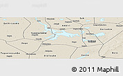 Shaded Relief Panoramic Map of Guidio