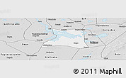 Silver Style Panoramic Map of Guidio