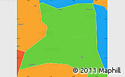 Political Simple Map of Guidio