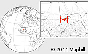 Blank Location Map of Youvarou