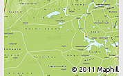 Physical Map of Youvarou