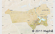 Satellite Map of Youvarou, lighten