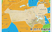 Satellite Map of Youvarou, political outside