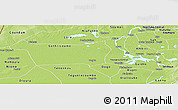 Physical Panoramic Map of Youvarou