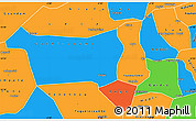 Political Simple Map of Youvarou