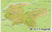 Satellite 3D Map of Baraoueli, physical outside