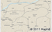 Shaded Relief 3D Map of Baraoueli