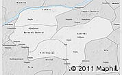 Silver Style 3D Map of Baraoueli
