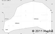 Silver Style Simple Map of Konobougou