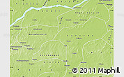 Physical Map of Baraoueli