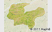 Satellite Map of Baraoueli, lighten