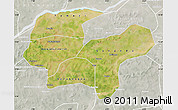 Satellite Map of Baraoueli, lighten, semi-desaturated
