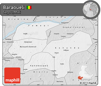 Silver Style Map of Baraoueli