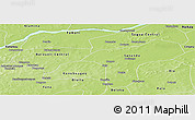 Physical Panoramic Map of Baraoueli